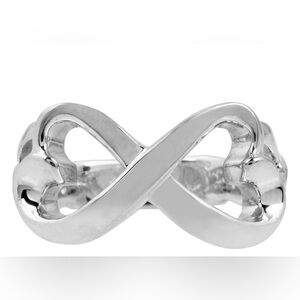 Tiffany double heart ring size 8 Paloma Picasso design sterling silver